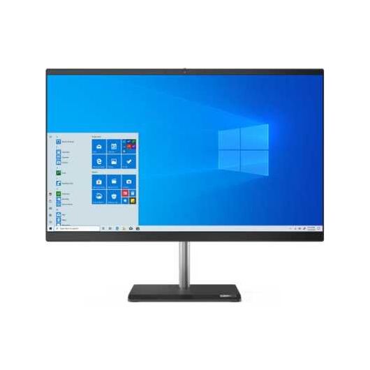 Lenovo V50a-24IMB AIO (Intel Core i3-10100T/ DDR4 4GB/ SSD 256GB/ 23,8  IPS FHD LCD/ Integrated Intel UHD Graphics/ Keyboard+mouse/ NoOS/ RU) Raven Black, фото 1