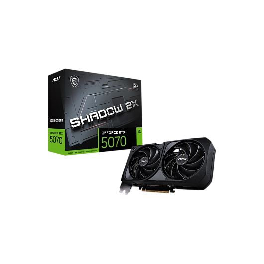 MSI - 12GB GeForce RTX5070 SHADOW 2X OC, фото 1