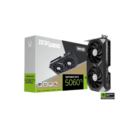 Zotac - 8GB GeForce RTX5060Ti TWIN EDGE GDDR7 128bit HDMI 3-DP (ZT-B50610E-10M), фото 1