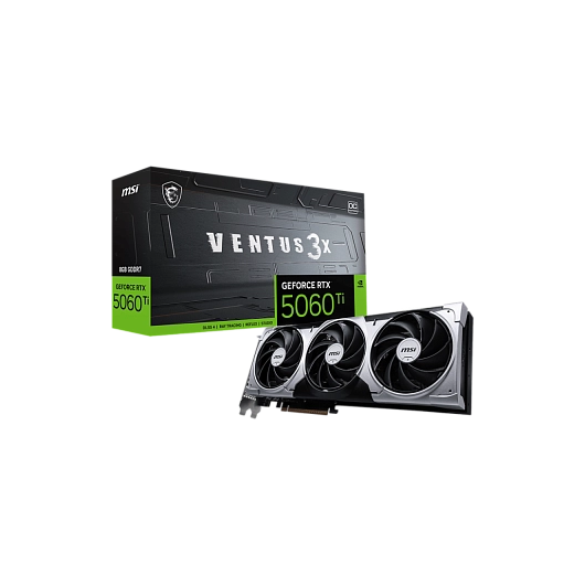 MSI - 8GB GeForce RTX5060Ti VENTUS 3X OC, фото 1