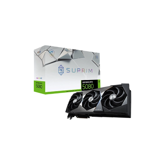 MSI - 16GB GeForce RTX5080 SUPRIM SOC, фото 1