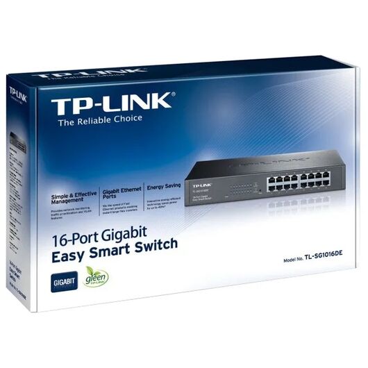 Коммутатор TP-LINK TL-SG1016DE, фото 4