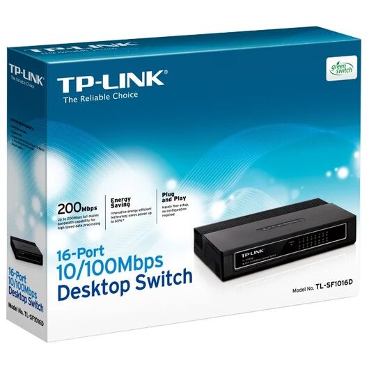 Коммутатор TP-LINK TL-SF1016D, фото 5