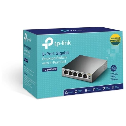 Коммутатор TP-LINK TL-SG1005P, фото 5