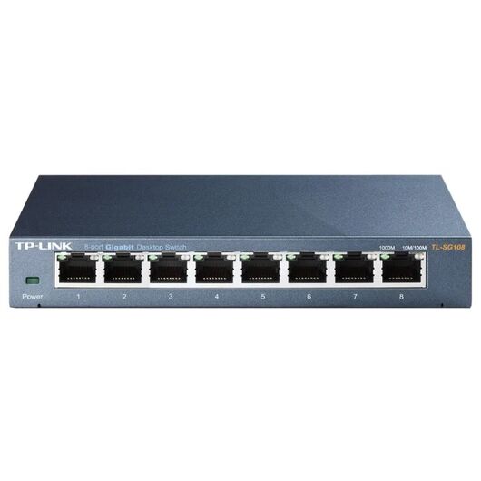 Коммутатор TP-LINK TL-SG108S, фото 1