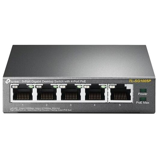 Коммутатор TP-LINK TL-SG1005P, фото 1