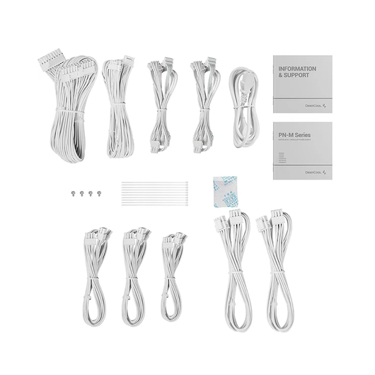 Блок питание Deepcool PN750M WHITE (750W, 80+ Gold, APFC, 20+4 pin), фото 5