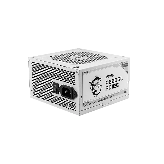 MSI MPG A850GL PCIE5 WHITE, 80 PLUS Gold, 850W Power Supply, фото 2