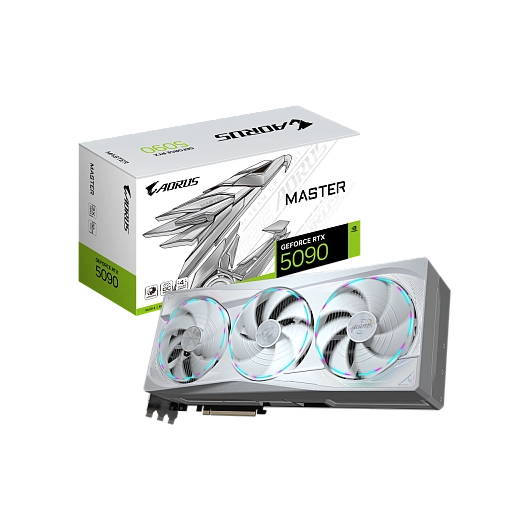 Gigabyte - 32GB GeForce RTX5090 AORUS MASTER ICE DDR7 GV-N5090AORUSM ICE-32GD, фото 1