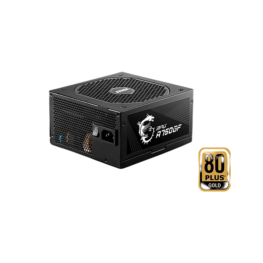 MSI MPG A750GF, 80 PLUS Gold, 750W Power Supply, фото 1