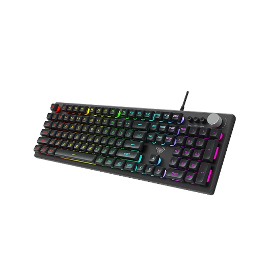 Клавиатура мембранная проводная AULA F2028 RGB, фото 1