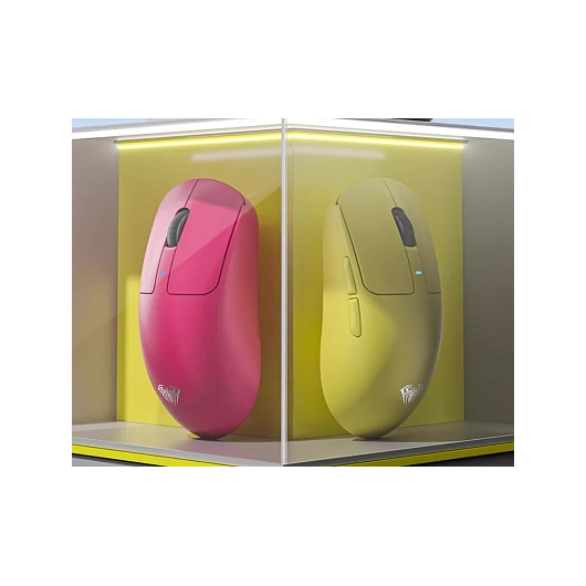 Мышь игровая беспроводная AULA S680 pink, фото 1