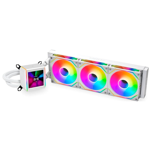 Lian Li Galahad II LCD 360 White, фото 2
