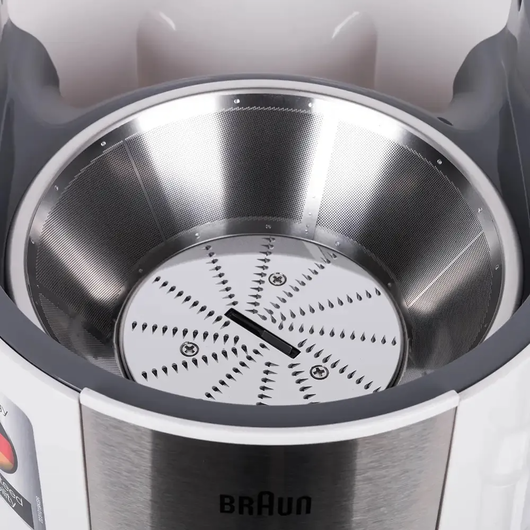 Соковыжималка центробежная BRAUN J500/WH, фото 4