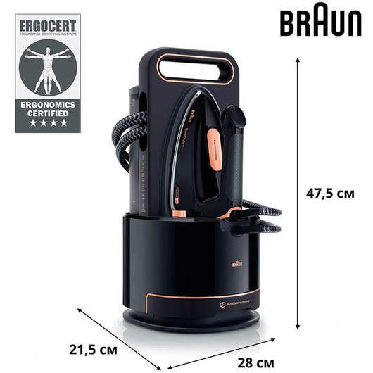 Парогенератор BRAUN IS9090BK, фото 3