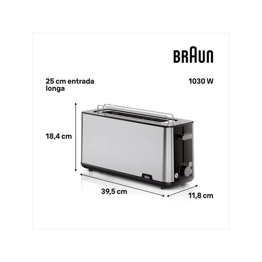 Тостер BRAUN HT1610BK, фото 2