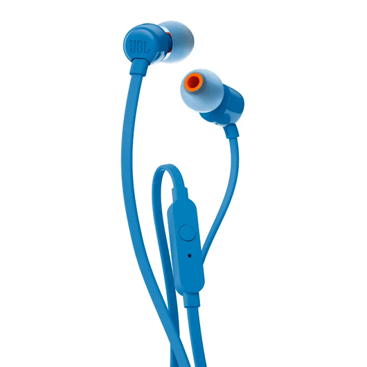 Проводные наушники JBL Tune 110 Blue, фото 2