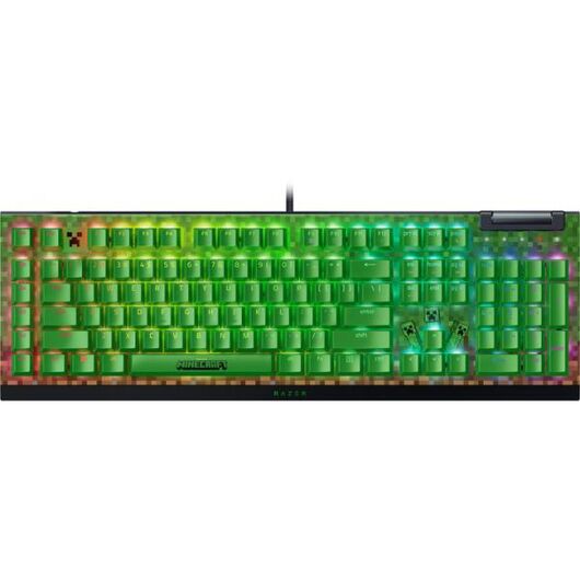 Minecraft Edition Wired Gaming Keyboard Razer BlackWidow V4 X (Green Switch), фото 1