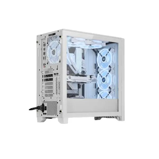 Computer Case Corsair 4000D RGB Airflow White, фото 2