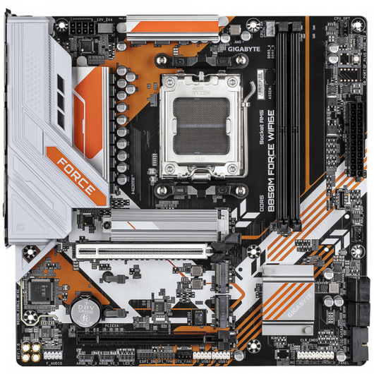 Материнская плата Gigabyte B850M FORCE WIFI6E DDR5 (AMD AM5, Micro-ATX), фото 2