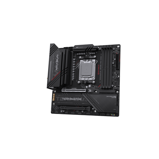 Материнская плата Maxsun Terminator B850M PRO DARK WIFI DDR5 (AMD AM5, Micro-ATX), фото 2