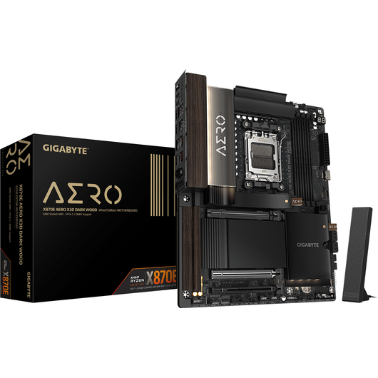 Материнская плата Gigabyte X870E AERO X WOOD DDR5 (AMD AM5, ATX), фото 1