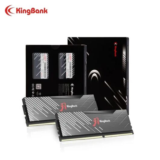 Комплект оперативной памяти KingBank DDR4 32GB (2x16GB) 3600MHz Black Heatsink RGB DRAM, фото 4
