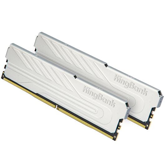 Модуль оперативной памяти KingBank DDR5 8GB 6000MHz Silver Heatsink, фото 2