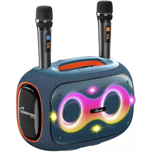 PARTY BOX + 2 Microphone мощная портативная Bluetooth колонка, фото 1
