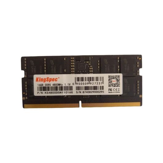 Модуль оперативной памяти Kingspec DDR5 16GB 4800MHz SO-DIMM (для ноутбуков), фото 1
