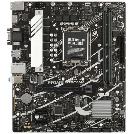 Материнская плата ASUS PRIME B760M-K DDR5 (LGA1700, microATX), фото 1