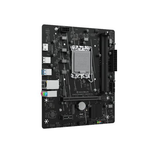 Материнская плата Maxsun Challenger H610M-H V1 DDR4 (LGA1700, Micro-ATX), фото 3