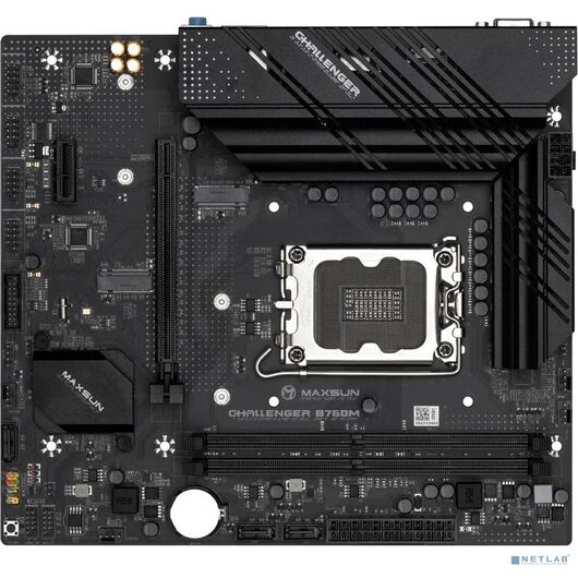 Материнская плата Maxsun Challenger B760M DDR4 (LGA1700, Micro-ATX), фото 3
