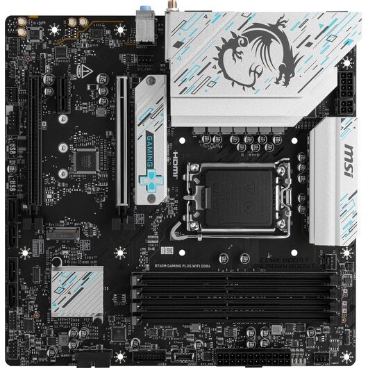 Материнская плата MSI B760M GAMING PLUS WIFI DDR5 (LGA1700, Micro-ATX), фото 3