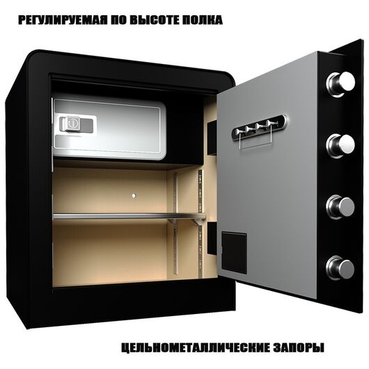 Сейф "Deli" 3643 (450*380*320) 36 кг, фото 5