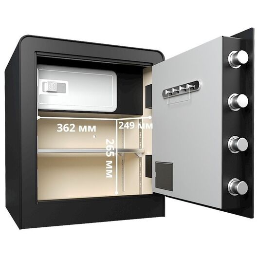 Сейф "Deli" 3643 (450*380*320) 36 кг, фото 3