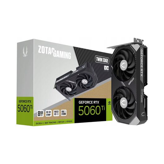 Видеокарта Zotac Gaming GeForce RTX 5060 Ti Twin Edge 16GB GDDR7 (ZT-B50620E-10M), фото 2