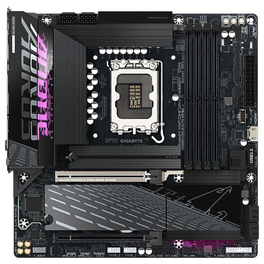 Материнская плата Gigabyte B860M AORUS ELITE WIFI6E DDR5 (LGA1851, Micro-ATX), фото 2