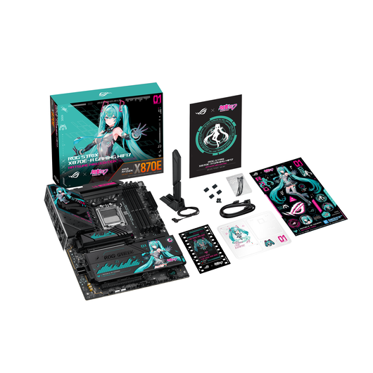 Материнская плата ASUS ROG STRIX X870E-H GAMING MIKU DDR5 (Socket AM5, ATX), фото 3