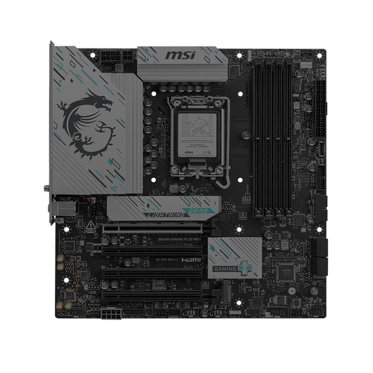 Материнская плата MSI B860M GAMING PLUS WIFI DDR5 (LGA1851, Micro-ATX), фото 3