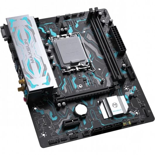 Материнская плата Maxsun B760M GAMING WIFI GANK V2 DDR5 (LGA1700, Micro-ATX), фото 1