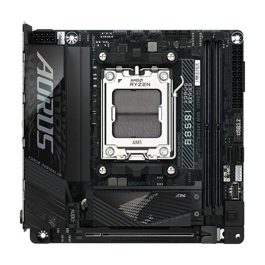Материнская плата Gigabyte B850I AORUS PRO DDR5 (AMD AM5, Mini-ITX), фото 2