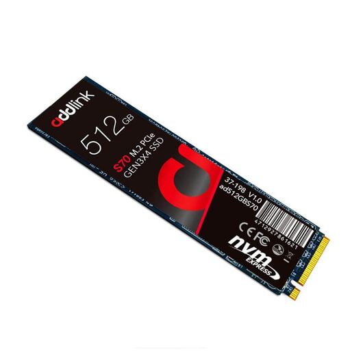 SSD накопитель M.2 NVMe 512GB Addlink / Adlink PCIe 3.0 x4, фото 2