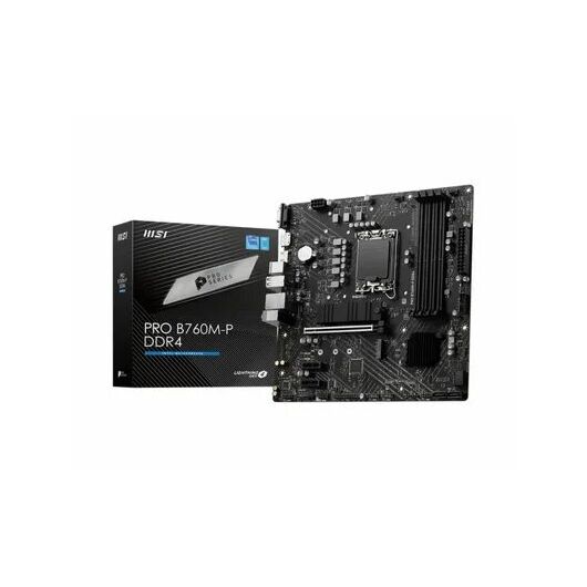 Материнская плата MSI PRO B760M-P DDR4 (LGA1700, Micro-ATX), фото 1