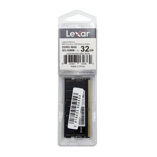Модуль оперативной памяти Lexar DDR5 32GB 5600MHz SO-DIMM (для ноутбуков), фото 3