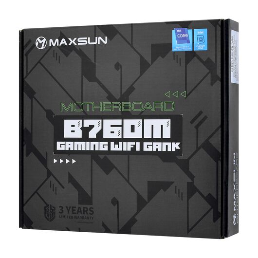 Материнская плата Maxsun B760M GAMING WIFI GANK V2 DDR5 (LGA1700, Micro-ATX), фото 2