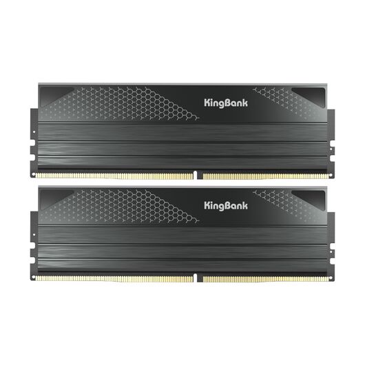 Комплект оперативной памяти KingBank DDR5 32GB (2x16GB) 6000MHz Black Heatsink DRAM (C36), фото 1