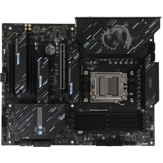 Материнская плата MSI X870E GAMING PLUS WIFI DDR5 (AM5, ATX), фото 3