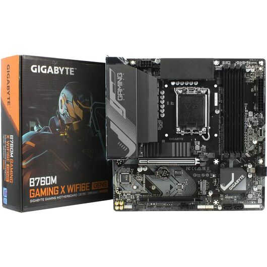 Материнская плата Gigabyte B760M GAMING X WF6E GEN5 DDR5 (LGA1700, Micro-ATX), фото 1