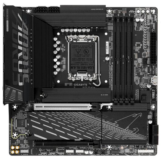 Материнская плата Gigabyte B860M AORUS ELITE WIFI6E DDR5 (LGA1851, Micro-ATX), фото 3